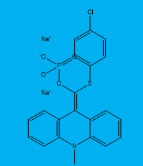sodium ((4-chlorophenyl)thio)(10-methylacridin-9(10H)-ylidene)methyl phosphate